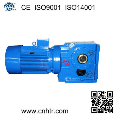 KA107 ratio 20 hollow shaft vertical bevel helical gearbox conveyor belt gear motor reducers