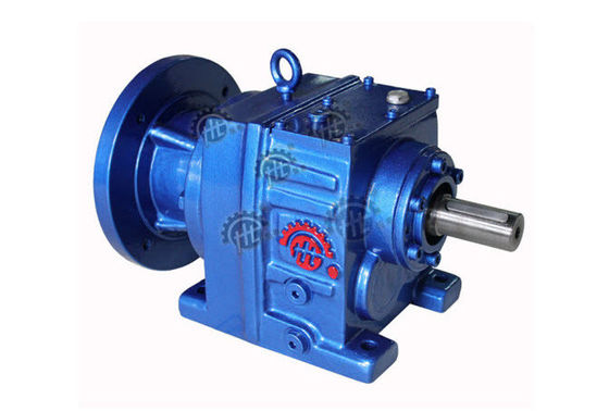 Dual Shaft Helical Gear Reducer R37 With Ratio , Worm Gear Speed Reducer